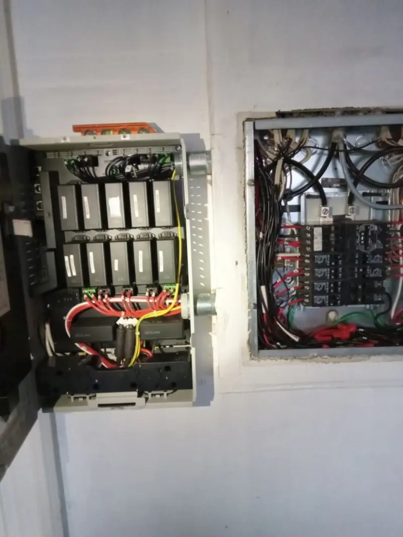 Electrical panel upgrade completed for Security Camera Wiring in Hephzibah